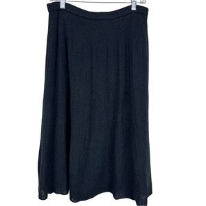 Vintage Japanese Cordier World Mohair blend pull on knit skirt